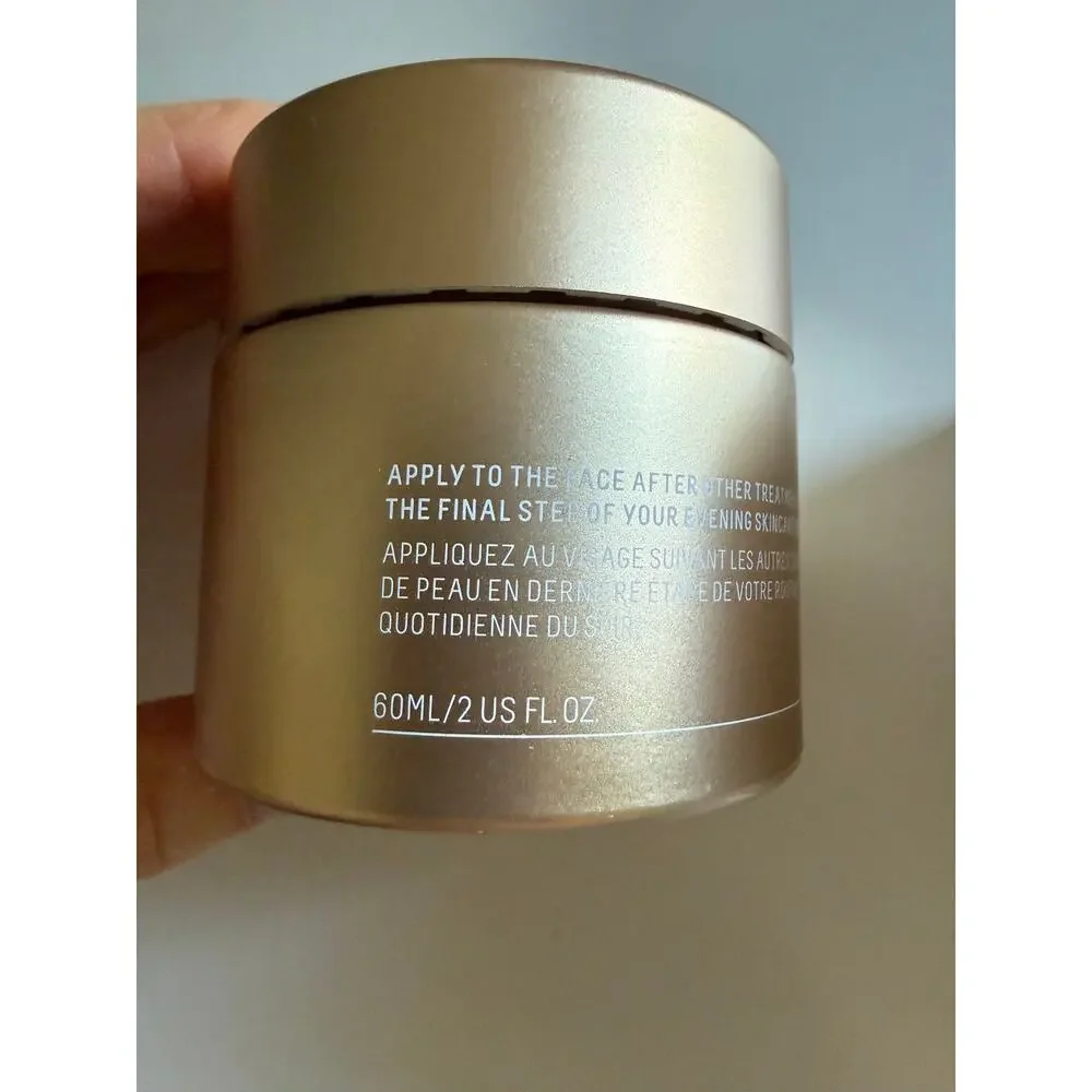 $74 Biossance Squalane + Ectoin Overnight Rescue Moisturizer 2 oz New